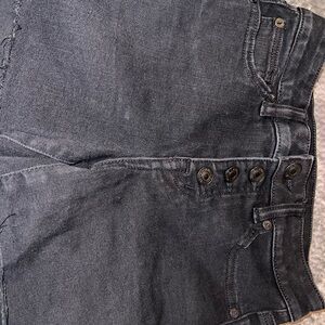 American Eagle Outfitters High Rise Dark Gray Jeans 00, Never worn